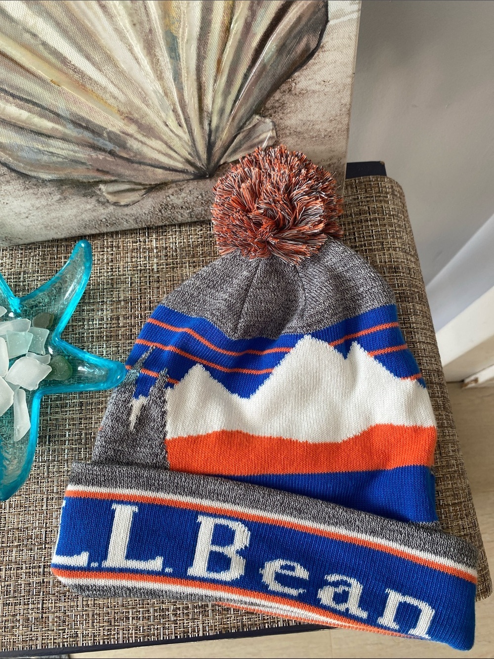 L.L.Bean Katahdin Grey Pom Pom Hat New w/ Tags Adult One Size Gorpcore Outdoor